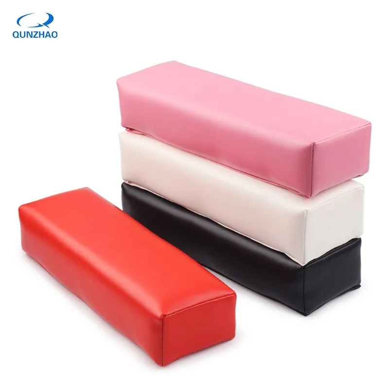 

Rectangular Nail Cushion Manicure Cortical Fabric Hand Pad Sponge Solid pu Leather Hand Pillow Nail Art Tool Hands Mat