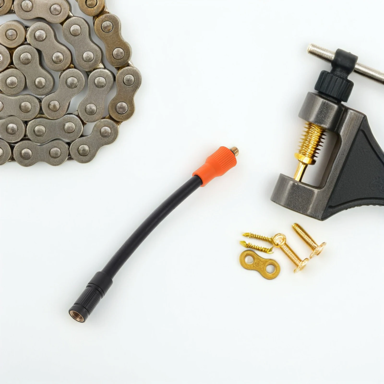 

Inflator Hose M6 Threaded Connection Heat Resistant High Pressure Tire Extension Tube Car Bike Air Compressor Pump Hose Black