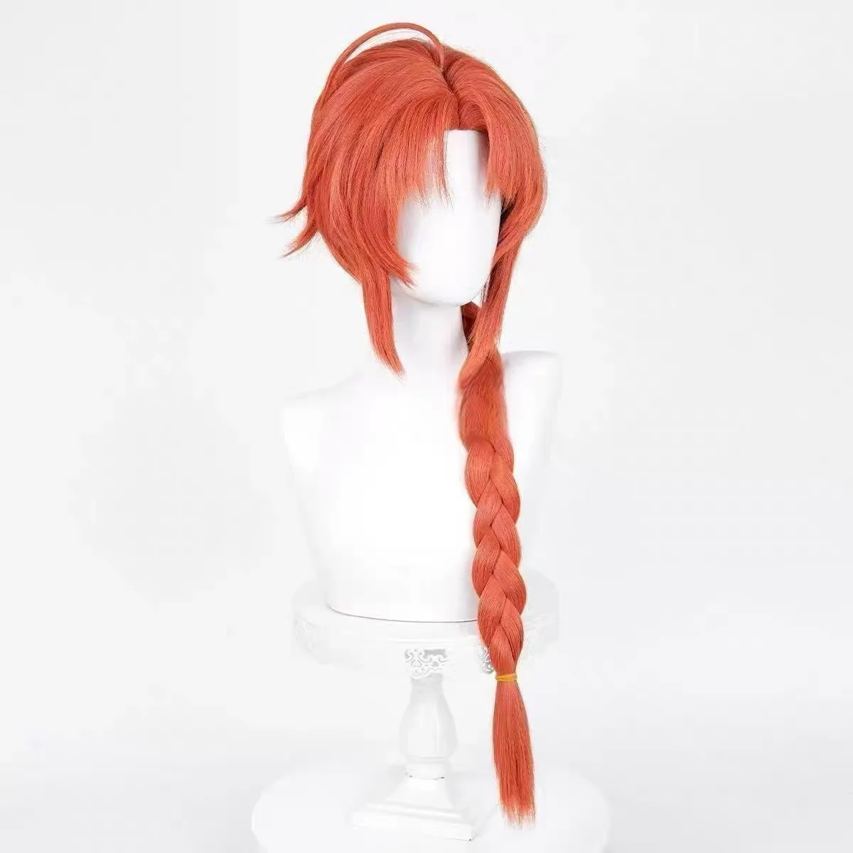 HAIRJOY Synthetic Hair GINTAMA Kamui Cosplay Wig  Long Braied Hair Cosplay Wig Rose Net