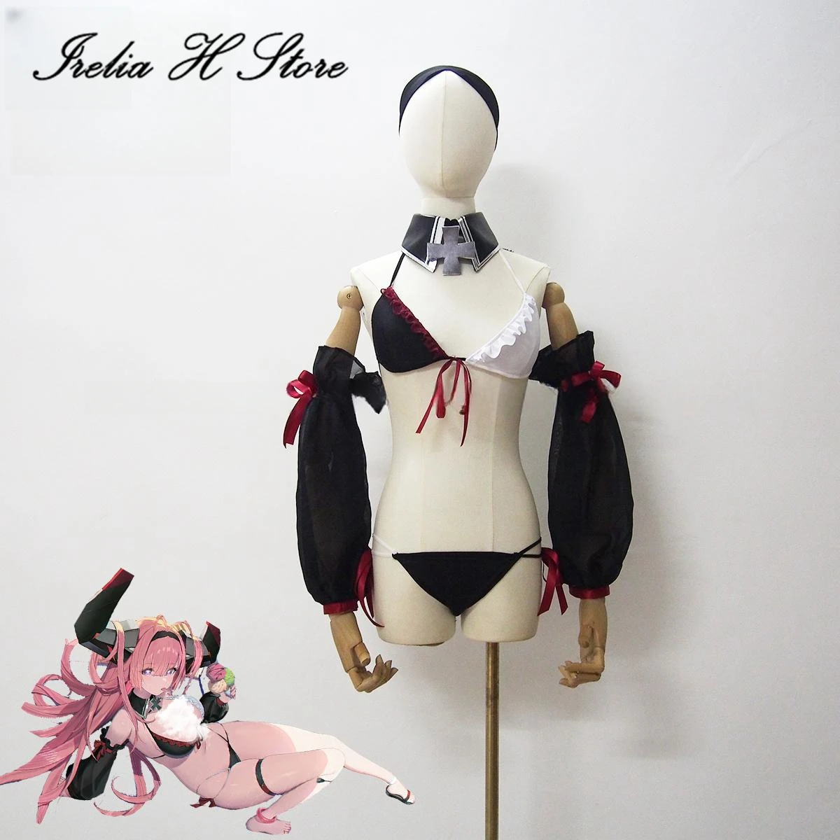 Irelia H Store Custom size Azur Lane KMS Prinz Rupprecht Cosplay Costumes Prinz Rupprecht Sexy bikini Female Halloween Costumes