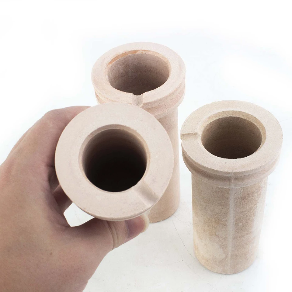 1kg 2kg 3kg Quartz Ceramic Crucible Cupel Bowl for Melting Gold Silver Copper Scrap Metal Casting Goldsmith Tool