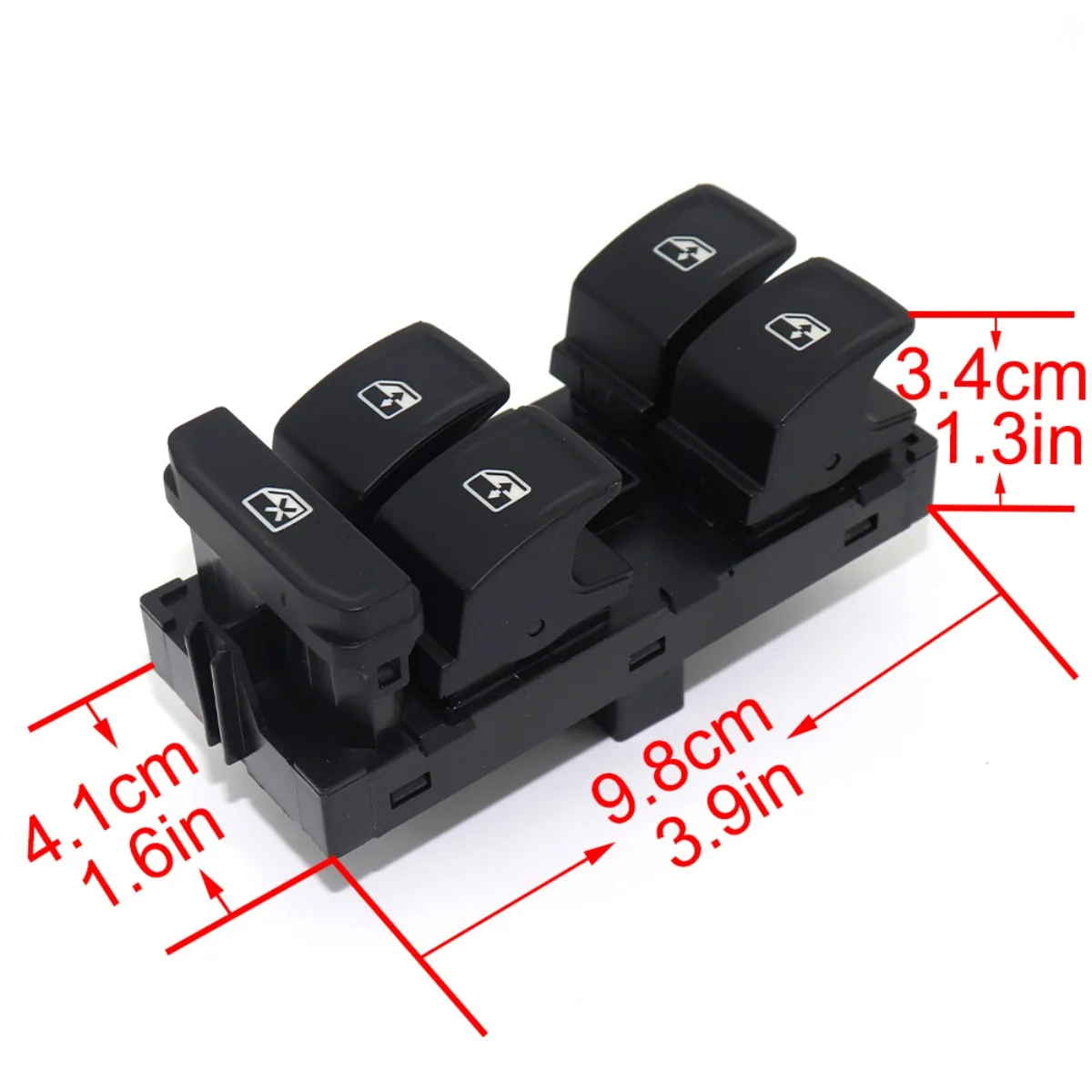 Master Power Window Control Switch 8Pins Front Driver Door Electric Window Lifter Button Assembly For Skoda Kodiaq 2017 - 2024 2