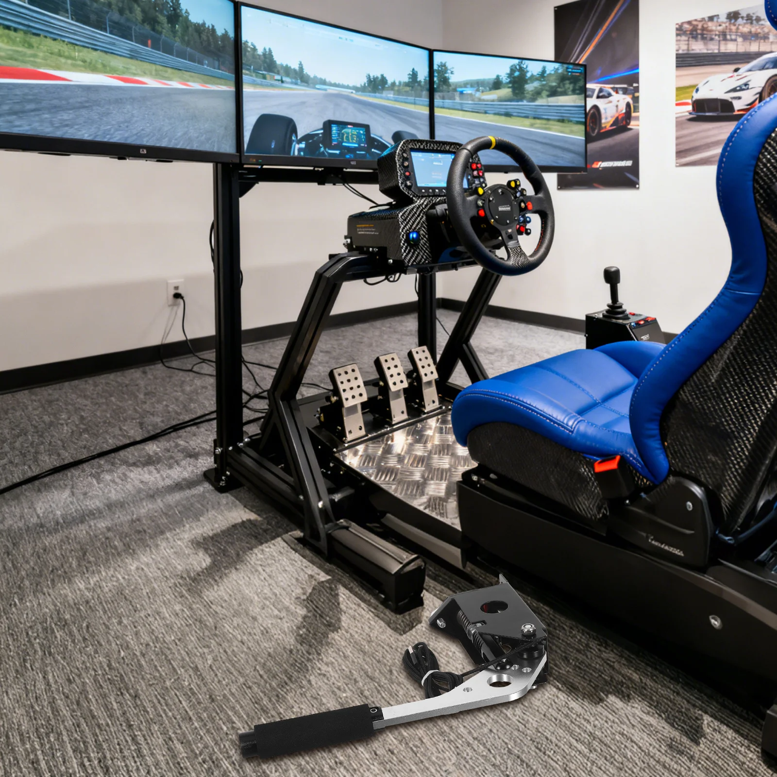 

Handbrake USB High Sensitivity Simulator Racing Gear for Computer Driving Game Accessories Performance Enhancement