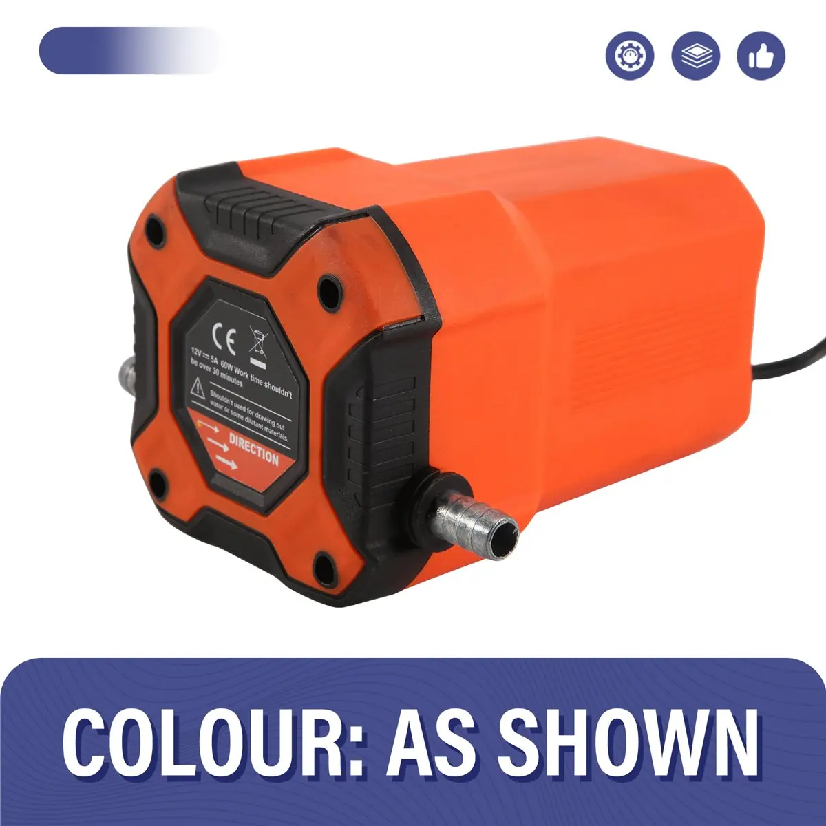 #04A (plastic)12V Electric Oil Suction Pump Oil Pump Fuel Delivery Universal,Automotive Parts & Accessories