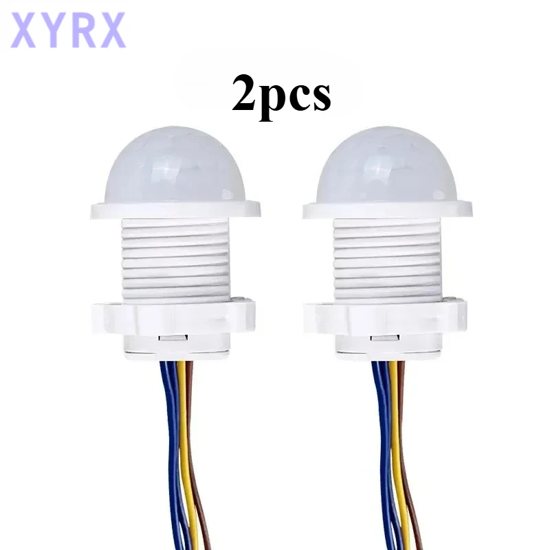 In spot 2PCS Smart PIR Sensor Detector Switch 110V 220V Human Body Infrared Motion Sensor Indction Auto On Off Light Switches