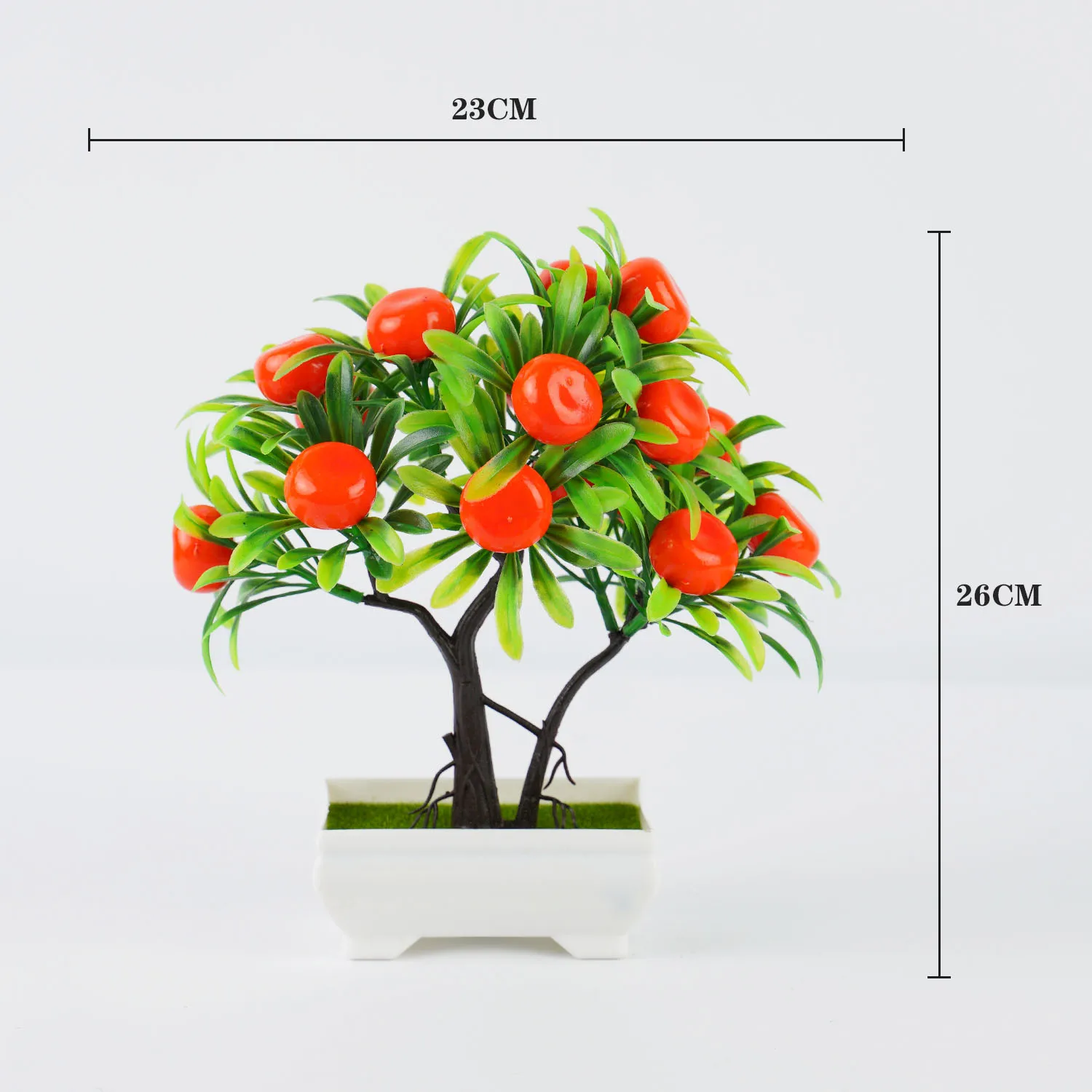 Artificial Fruit Plants Potted Bonsai Ornaments Craft Plant Aesthetic Room Decor Home Wedding Home Office Decoration Accessories