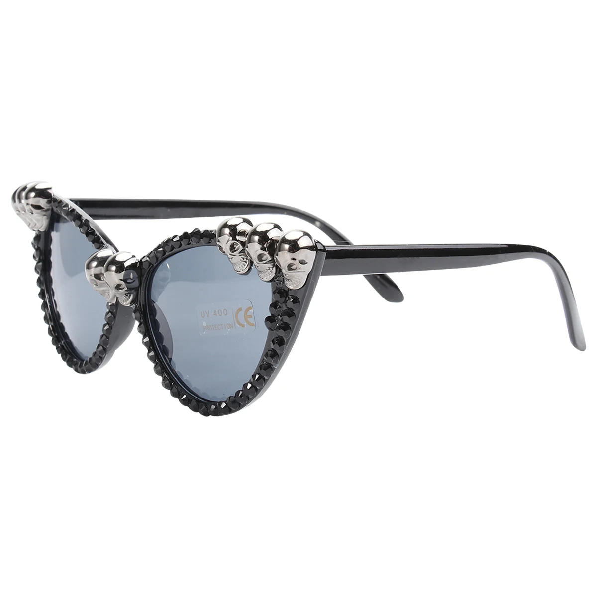 

1 pc Halloween Decor Festival Prop Ghost Wearing Supply Eyeglass Prom Party Glasses Dressing Ornament Novelty Costume