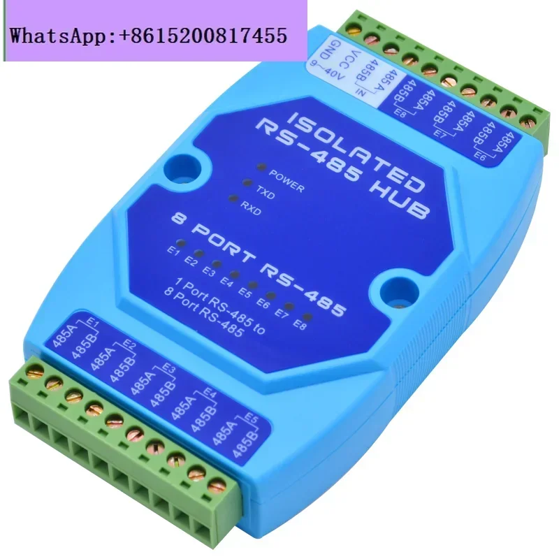 

8-Port 485 Hub, Industrial Grade Photoelectric Isolated Repeater