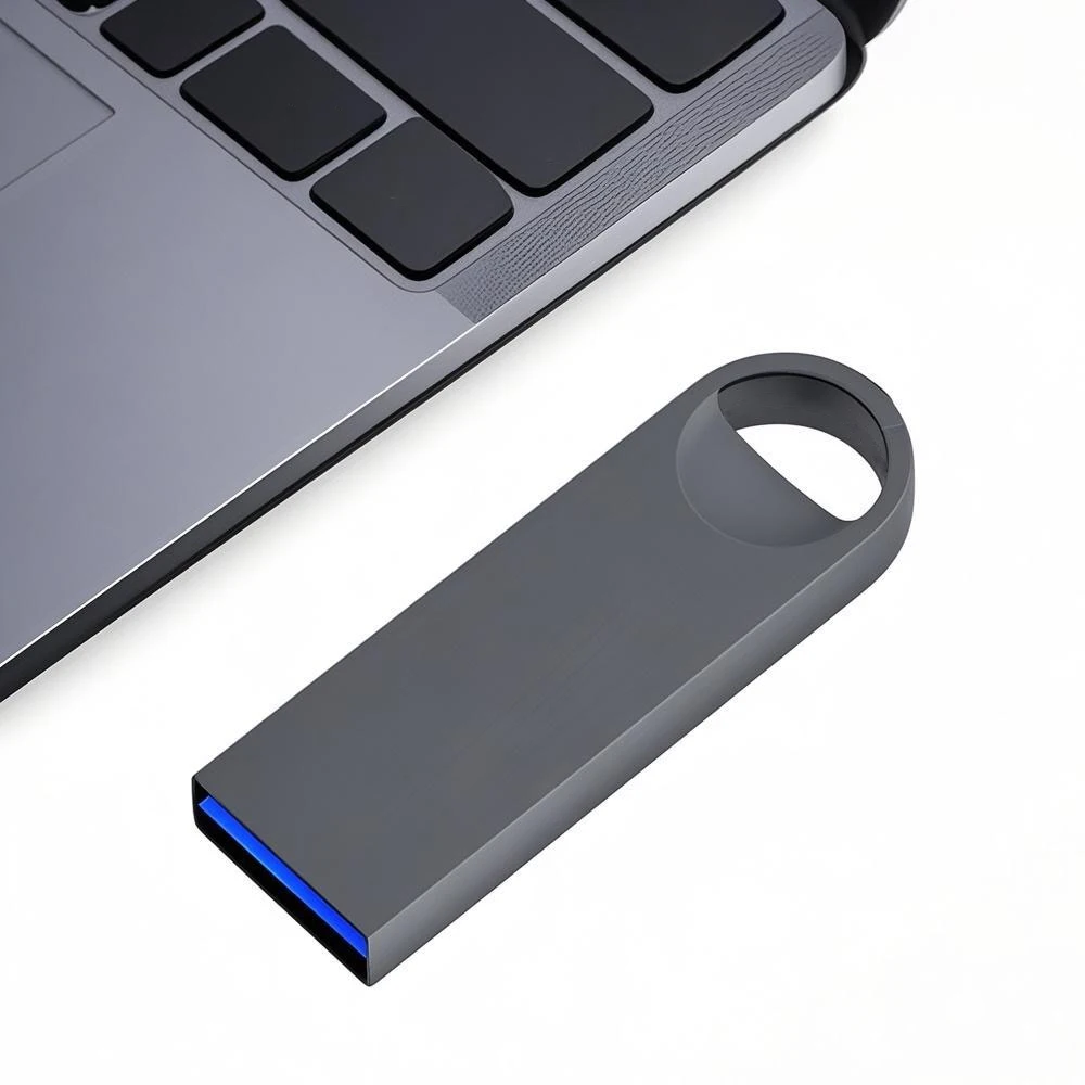 10PCS/LOT Flashdisk USB 3.0 Kecepatan Tinggi dengan Logo Kustom Gratis, Pen Drive 16GB 32GB 64GB 128GB, Flashdisk Logam dengan Gantungan Kunci