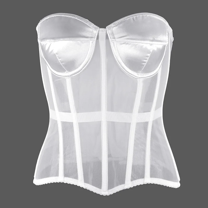 Invisible Shapewear Lingerie Wedding Dress Special Bodywear Sheer Mesh Thin Shapewear Corset Women\'s Sexy Lingerie Bustier