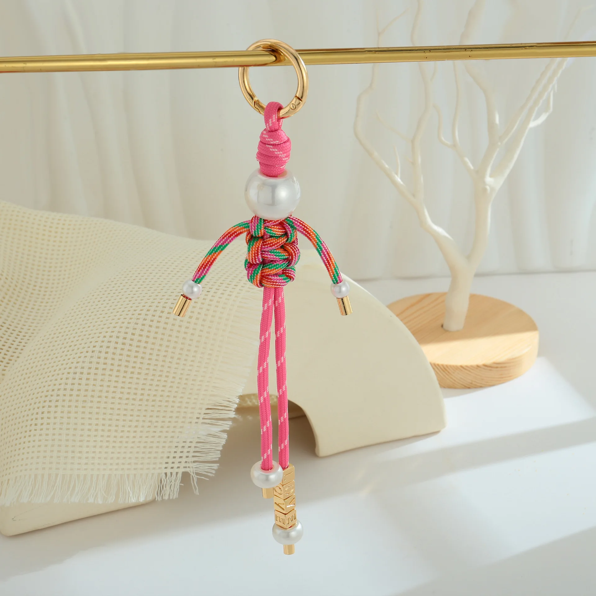 

Новый тканый ремешок с кисточками, подвеска для мобильного телефона, завязанная сумка, рюкзак, ремешок для сумки, подвеска, универсальный брелок, аксессуары для сумки