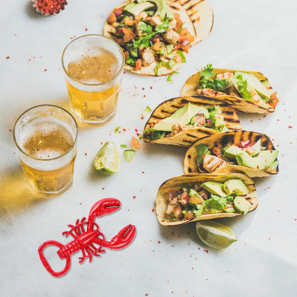 

2 pcs Beer Opener Zinc Key-Chain Alloy Bottle Opener Portable Restaurant Bar Party Drink Containers Anti-Rust Corrosion