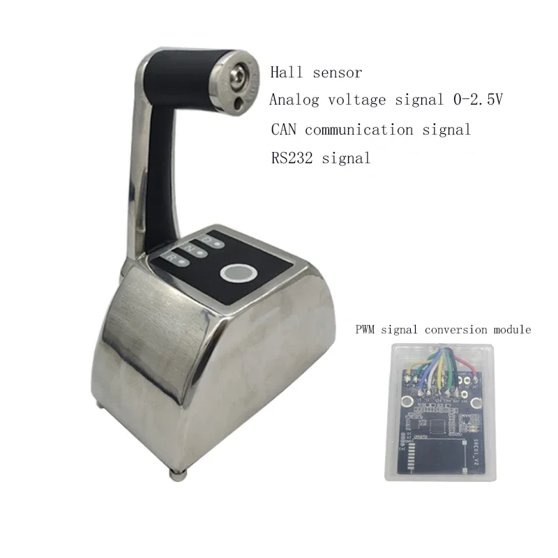 20260-4.5V CAN/PWM Marine Throttle Lever | IP67 Hall Sensor & 3-Gear DNR for Yachts/Fishing Boats