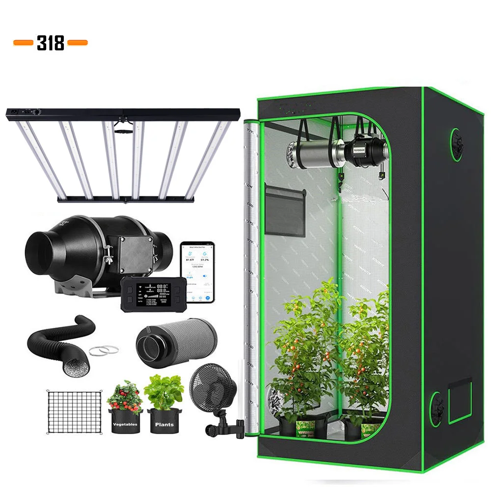 ไฟปลูกพืชแบบหรี่แสงได้ SANYIBA สำหรับปลูกผักและดอกไม้ในโรงเรือนเชิงพาณิชย์ สำหรับปลูกพืชแนวตั้ง 720 วัตต์ 1000 วัตต์ โครงอะลูมิเนียม