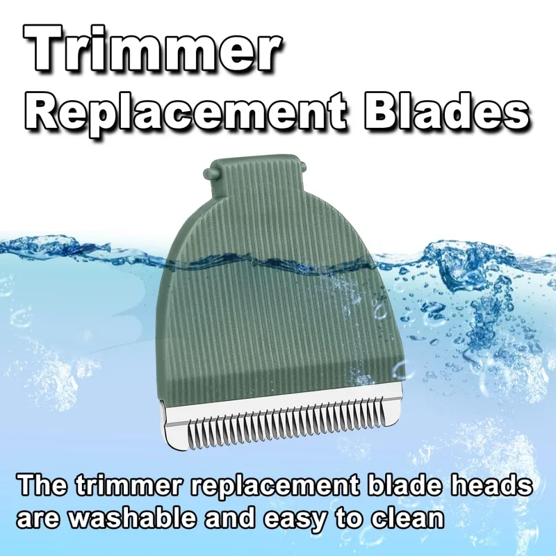 شفرات بديلة لماكينة تشذيب ميري ديان، متوافقة مع ماكينة تشذيب الجسم ميريديان أونيكس آند سيج، شفرات بديلة من السيراميك الصحي #3