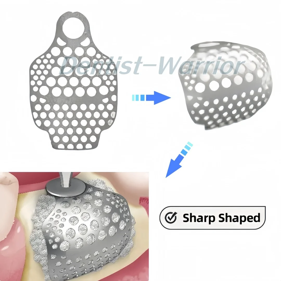 3Size Dental GBR Bone Incremental Titanium Mesh Membrane Implant Sidewall Bone Regeneration Ti Safe Flexible Mesh
