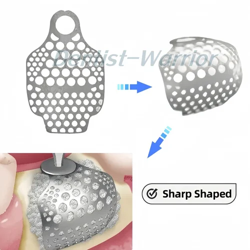 Imagen 2 del producto Membrana de malla de titanio Incremental de hueso GBR Dental de 3 tamaños, implante de pared lateral, regeneración ósea Ti, malla Flexible segura