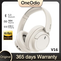 Oneodio SuperEQ V16 Wireless Bluetooth 5.3 Headphones 40mm Driver Headsets 90Hrs Playtime Over-Ear Bluetooth Headset