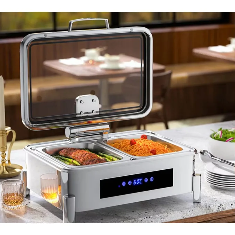 

Buffet Service Station Buffet Equipment for Restaurant Self Service Buffet Stove Long Lasting Optimized Performance Stainless