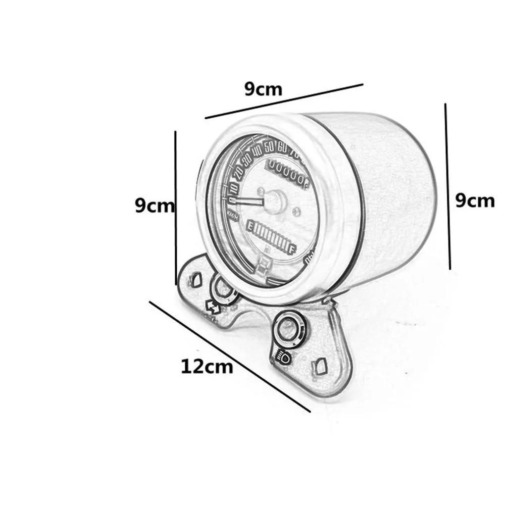 Motorcycle Retro Odometer Speedometer For Honda CG125 Cafe Racer Oil Gauge LED Signal Light Odometer Gear Display USB Charger