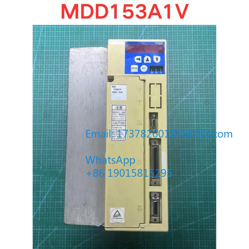 Verificação da função do servo driver MDD153A1V usado OK