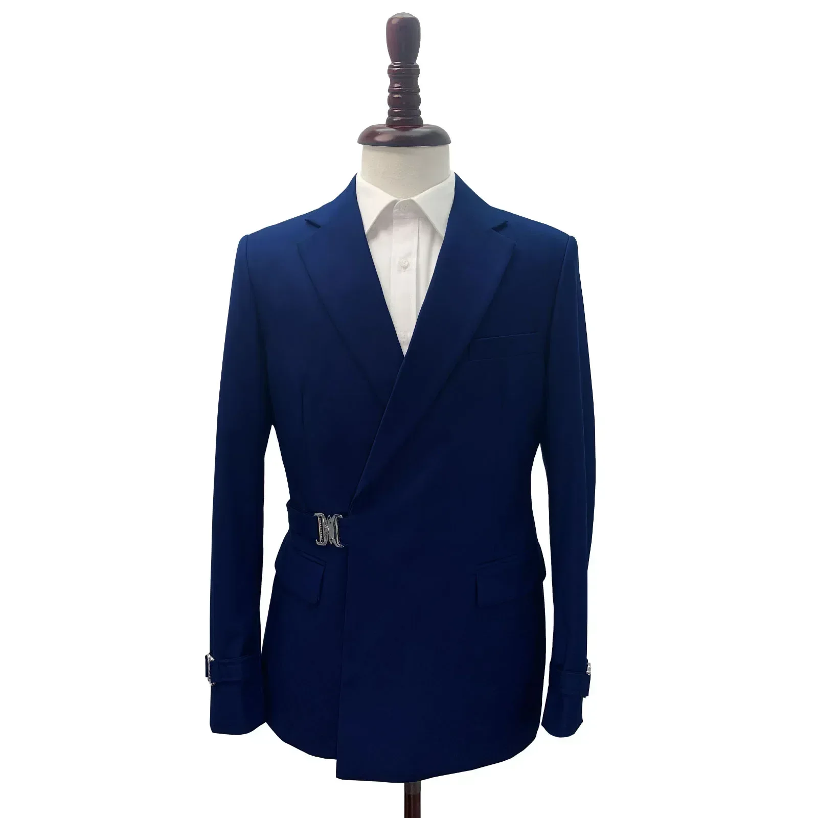 Suits For Men 2 Pieces Set Elegant Wedding Party Luxury Blazers Italian Designer Classic Full Jackets Pants Without Accessories