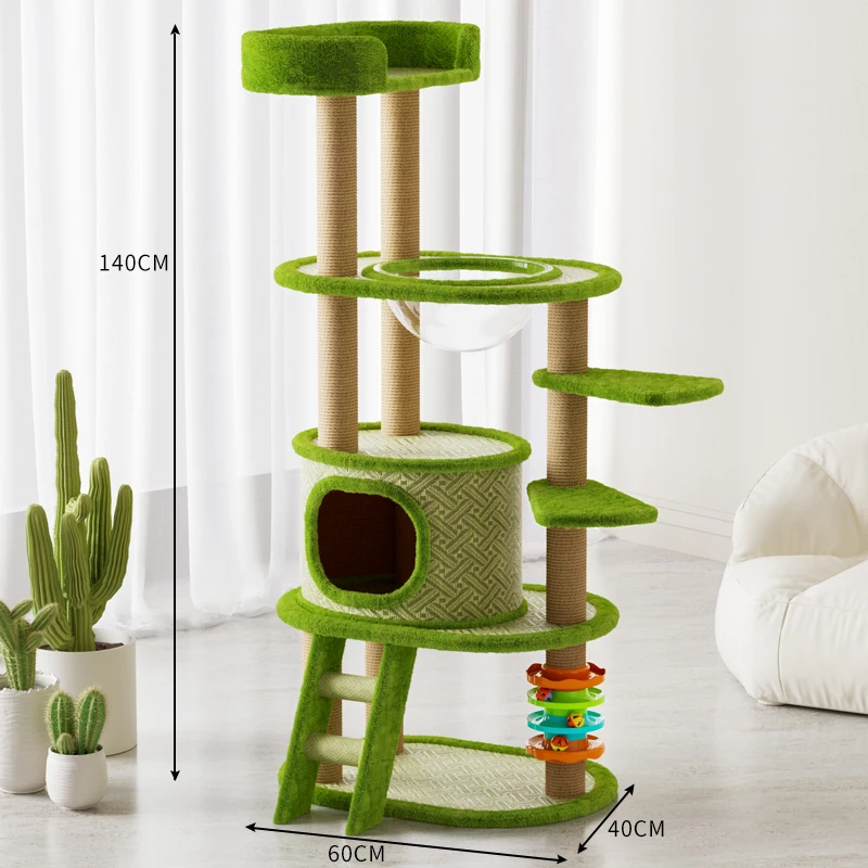 

XL cat rack cat climbing frame household rattan mat cat nest integrated summer