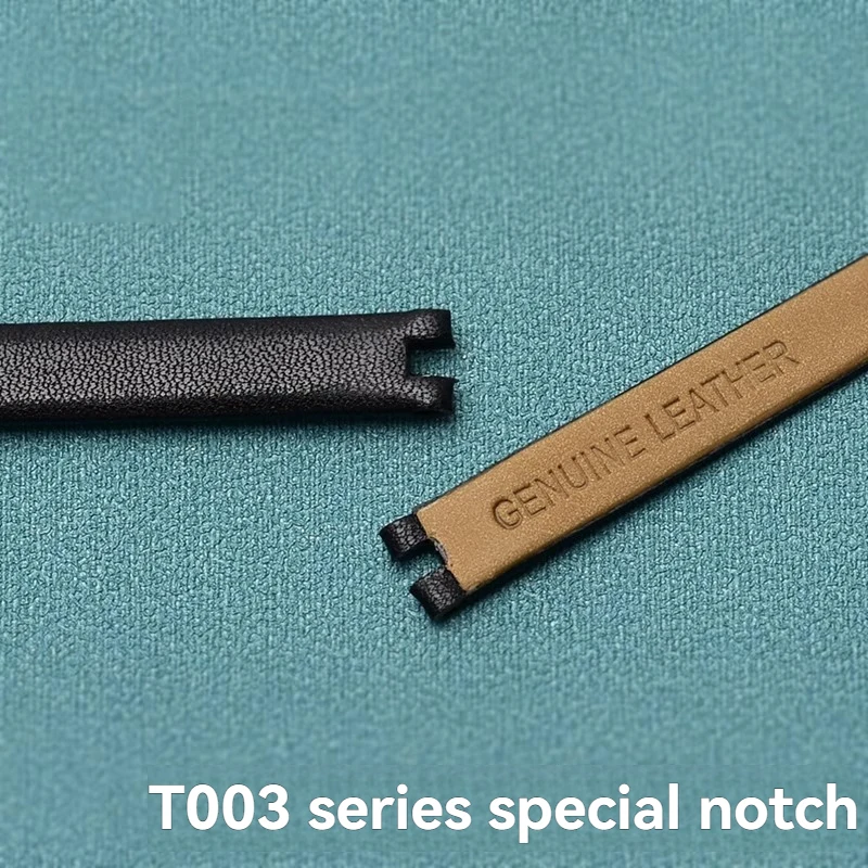 Per Tissot 1853 cinturino con tacca serie Flamenco T003 cinturino da donna T 003209 Una catena per orologio 10x3mm 12x3mm Bracciale Rosso Nero Bianco