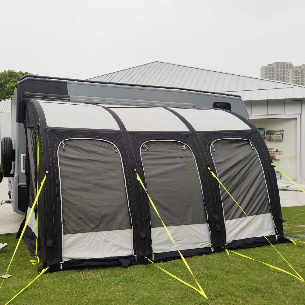 New 5-8 Person Camper Annex Outdoor Waterproof Motorhome Air Awnings Tent Inflatable Caravan Camper Awning For Rvs & Campers
