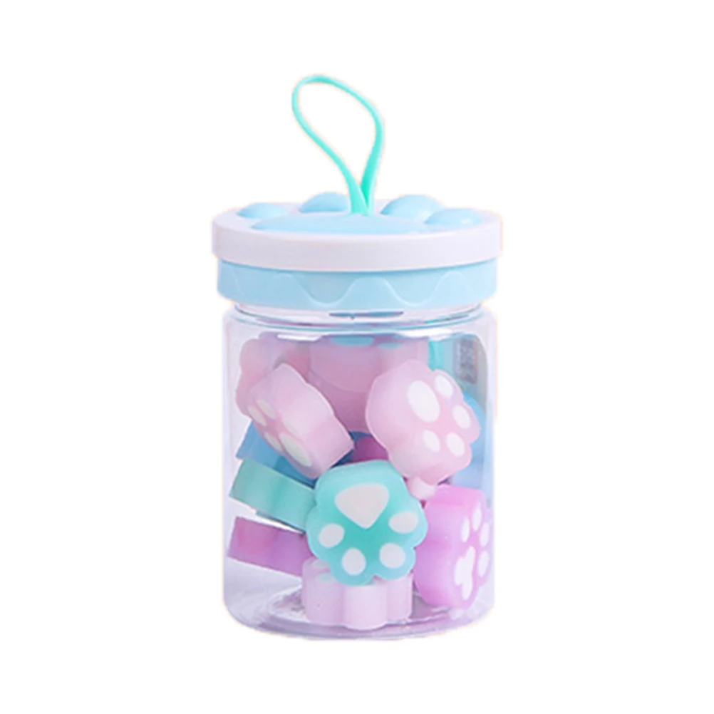 

Cat's Paw Eraser School Supplies for Erasers Cute Mini Creative Cartoon
