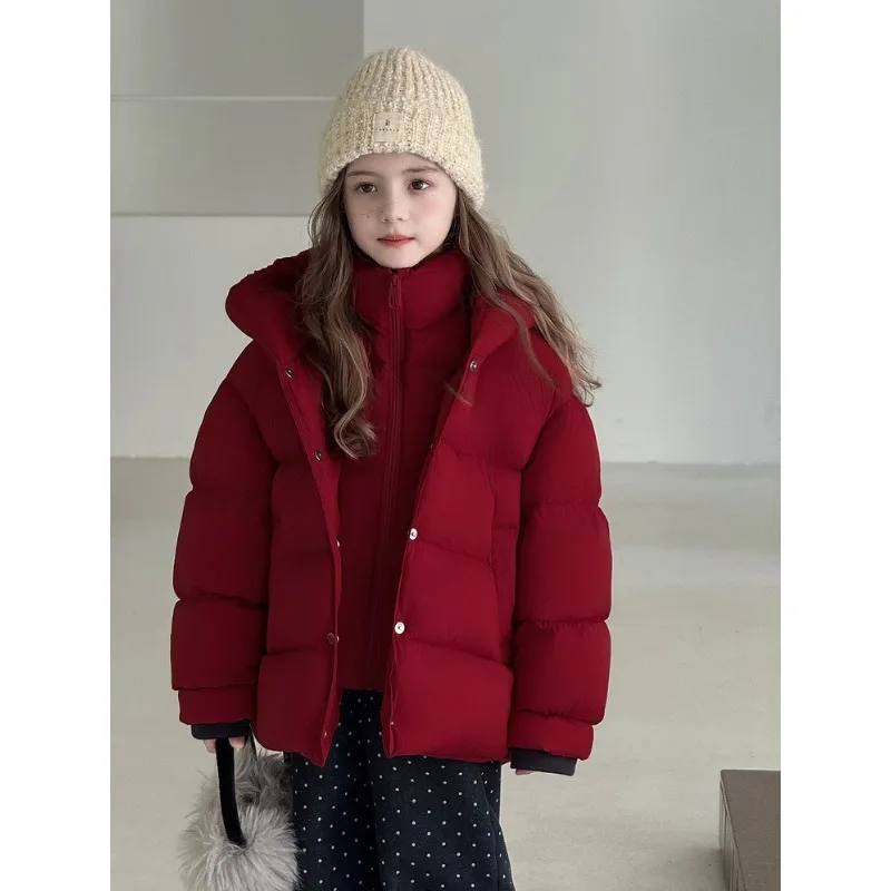 

2025 Kids Down Jacket, Thickened Winter Coat for Girls & Toddlers Matching Short Top
