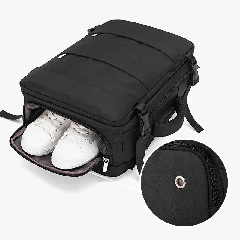 Travel Bag Men's Outdoor Mountaineering Backpack Super Large Capacity Travel Backpack with Shoe Compartment Luggage Bag image 5
