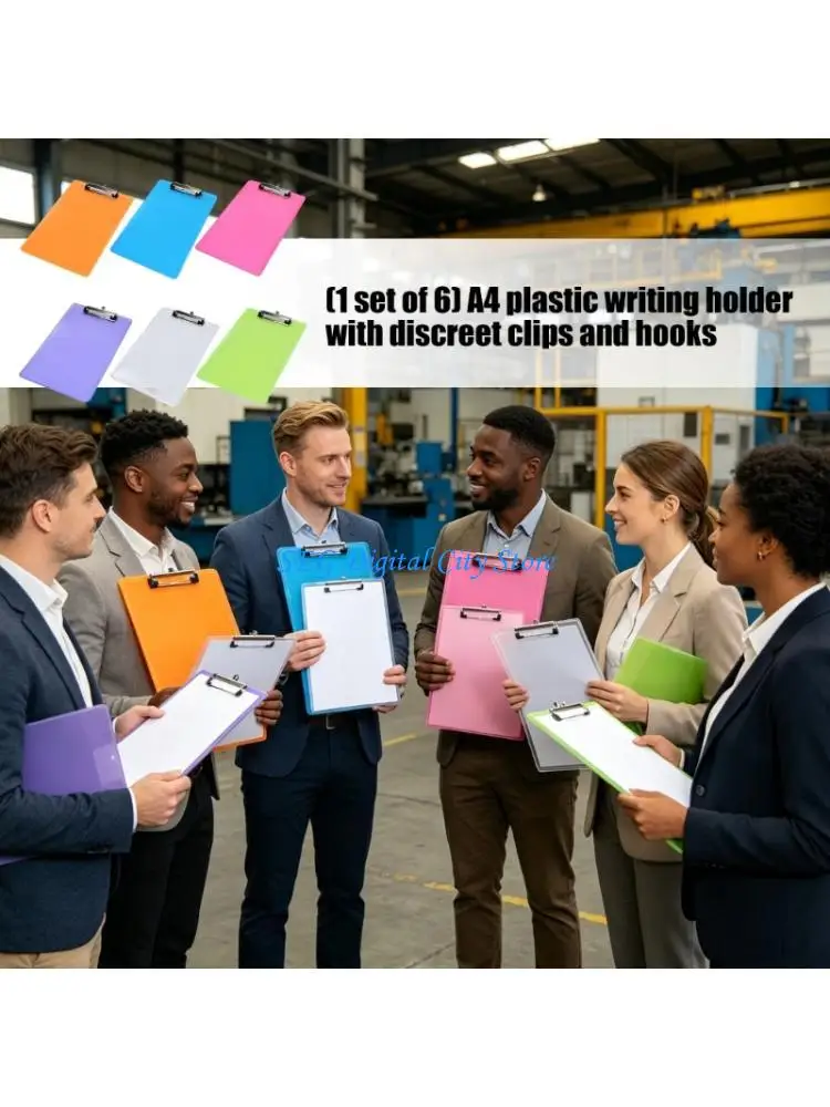 

U75B Premium Document Holders Clipboard Nonslip Writing Pad Holds Multiple Sheets Securely Suitable For Work Or Study Use