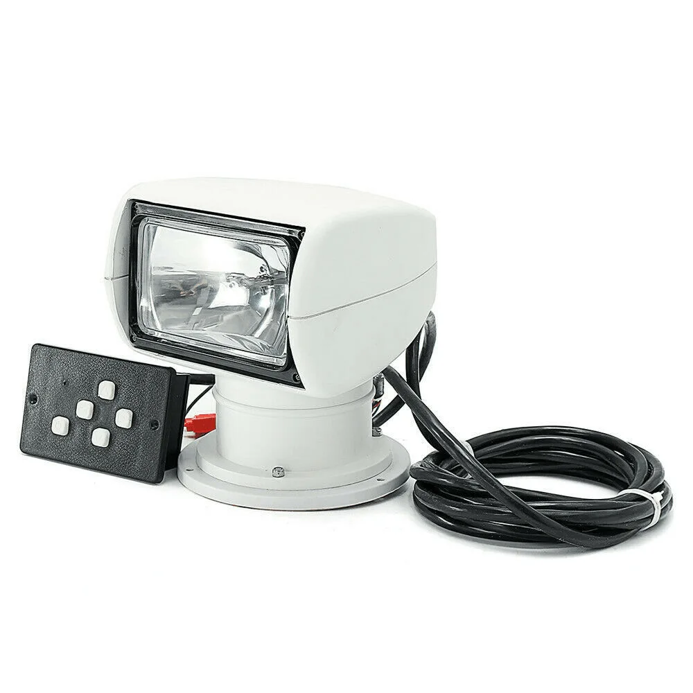 Marine Yacht Remote Control Searchlight 12/24V 100W 180*180*210mm Marine Hardware Accessories