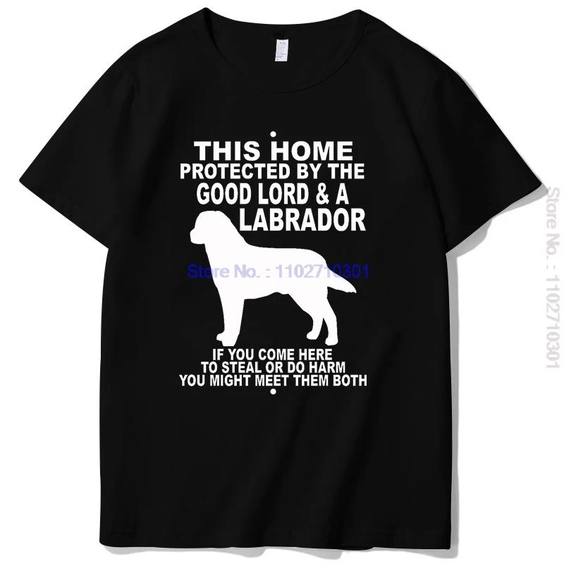 Labrador Retriever Aluminum Dog Fashion Graphic T Shirts Summer Cotton Short Sleeve T Shirt New Shirts And T-Shirts Mens Clothes