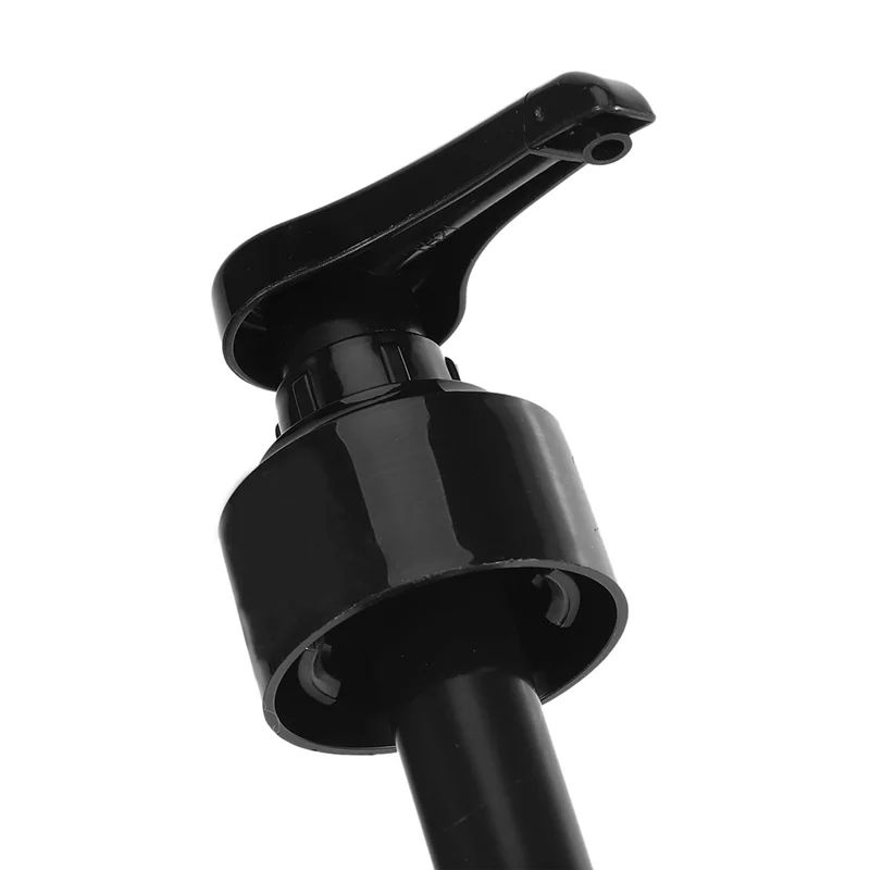 Dispenser cair hitam, 2 buah 1 Liter Dispenser pompa sirup untuk sirup Monin 10Ml pompa Dispenser botol jus panas