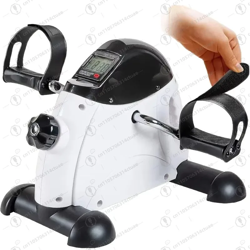 

Portable Mini Exercise Bike - Adjustable Hand/Foot Pedal Fitness Equipment for Home Workout