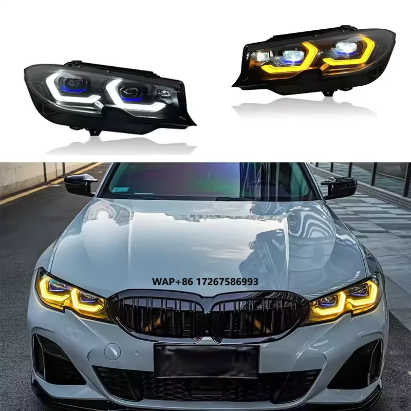 

Yellow White DRL For 3 Series G20 G28 G80 2018-2022 Full LED Headlights Head Lamp Plug And Play High Quality