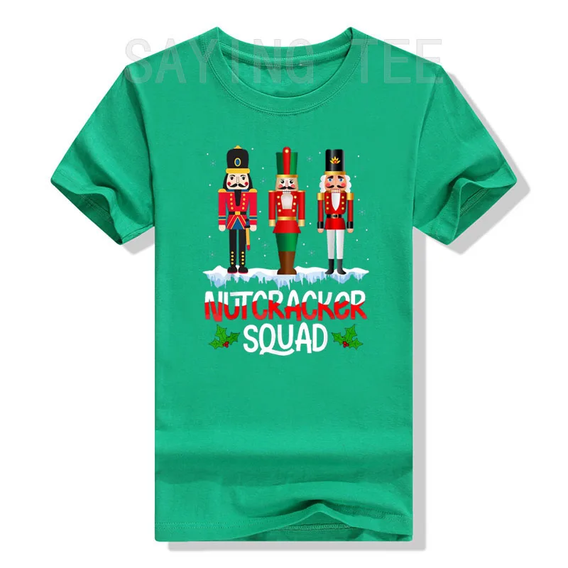 Nutcracker Squad Ballet Dance Matching Family Christmas Xmas Costume T-Shirt Gifts Holiday Christmas Party Clothes Graphic Tees