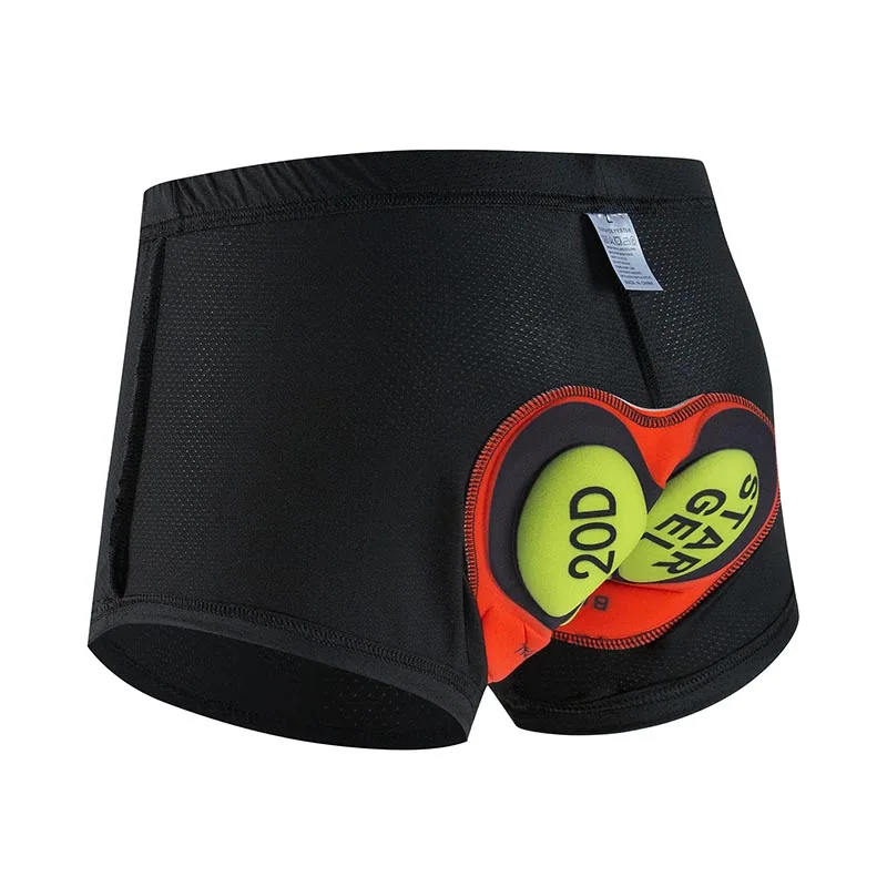 Shockproof Cycling Shorts Unisex Gel Pad Tight Bike Briefs Cycling Underwear Comfortable Bicycle Sponge Underpants Cushion Short