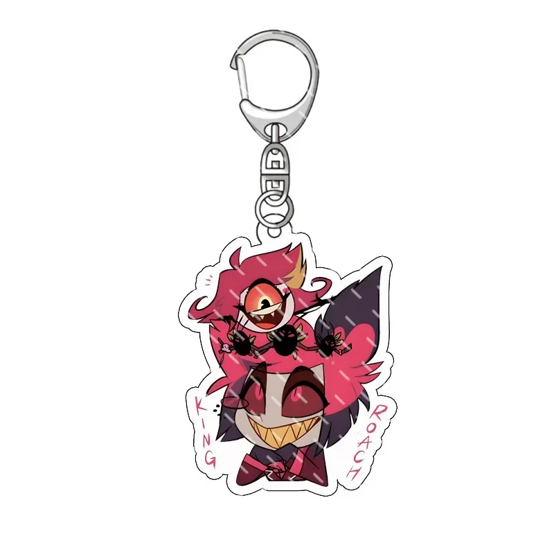 Alastor Popular Anime Two-dimensional Surrounding Acrylic Keychain Character Pendant Collection Cute Comic Exhibition Gifts