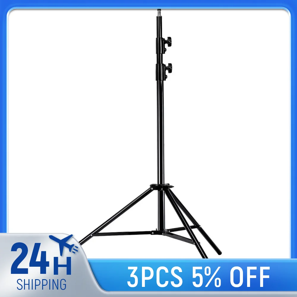 

NEEWER Pro 9feet/260cm Spring Loaded Heavy Duty Photo Studio Light Stand with 1/4" Screw & 5/8 Stud for Video