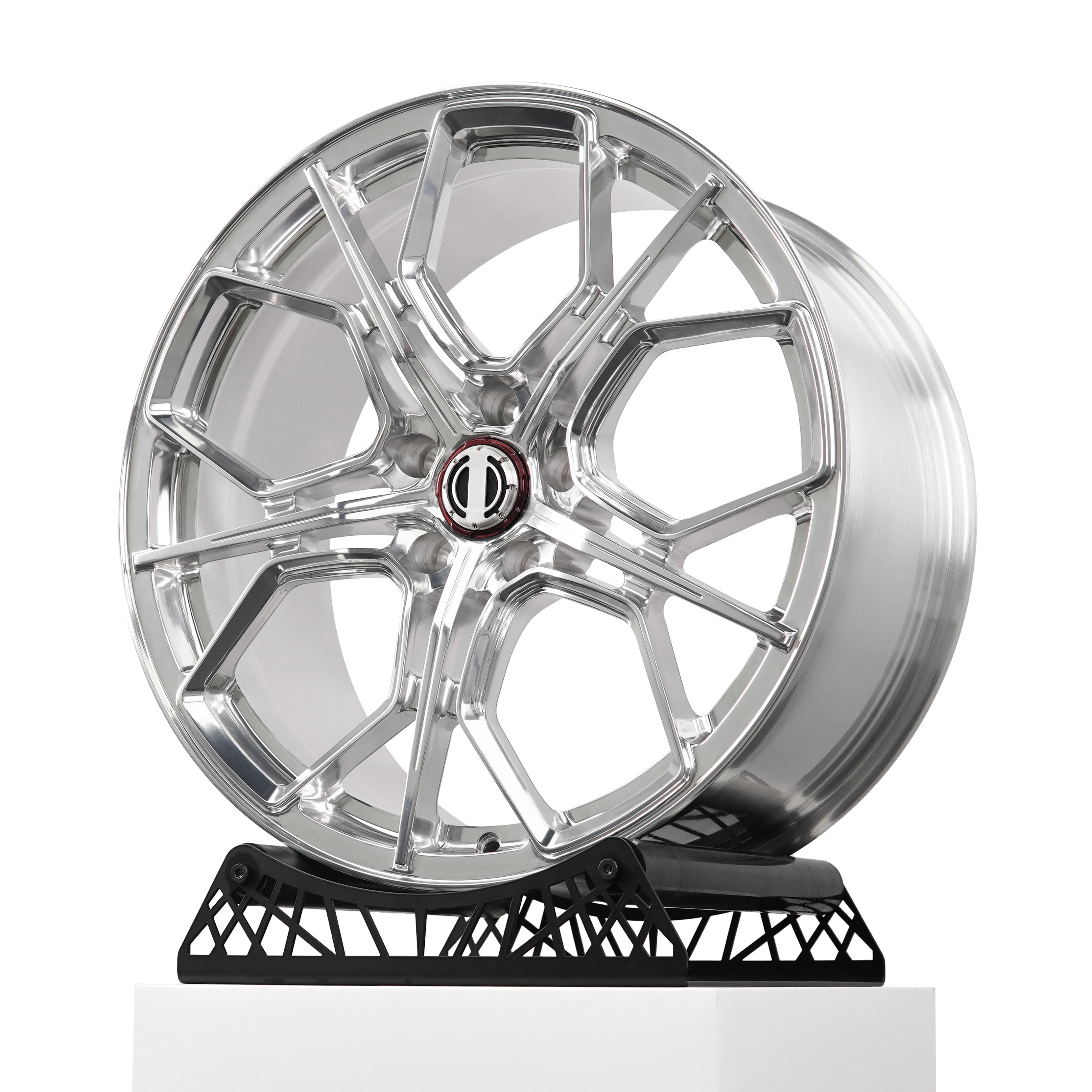 

Hot SalesLight Weight Alloy Forged Wheel Polished Rim Monoblock Passenger Car Hub for SF90 F8 Tributo 812 GTS ROMA 488 458 599 2