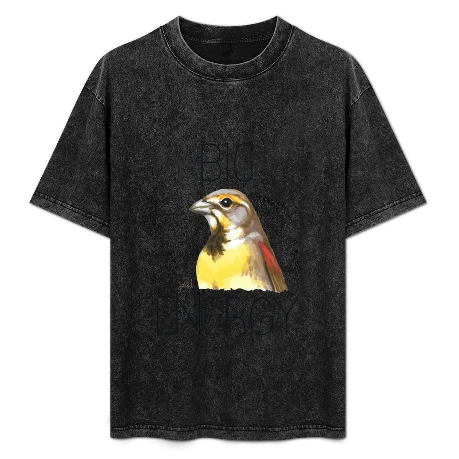 

Big Dickcissel Energy T-Shirt anime quick drying anime t shirts blanks mens workout shirts