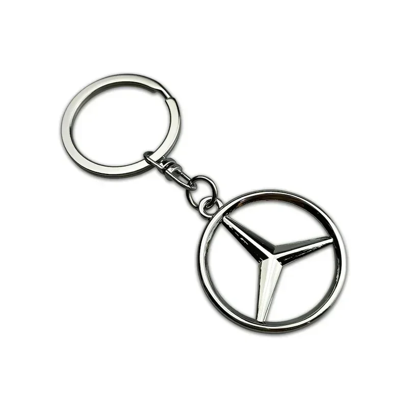 Metal Car Keychain Key Ring Key Holder Key Accessories for Mercedes Benz W210 W211 W124 W176 W203 W204 W212 W205 CLA CLK GLA GLC