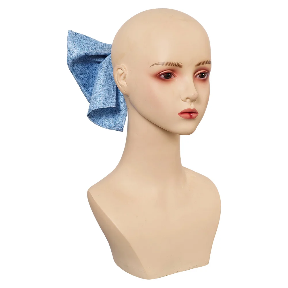 Pearl Cosplay Blue Bow Headwear Movie Pearl Roleplay Costume Accessories Fantasia Women Disguise Halloween Carnival Party Props