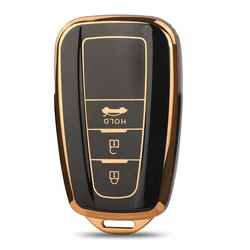 jingyuqin New Arrival TPU Car Key Shell Case Fob For Toyota C-HR RAV4 Prius Camry 2018 2019