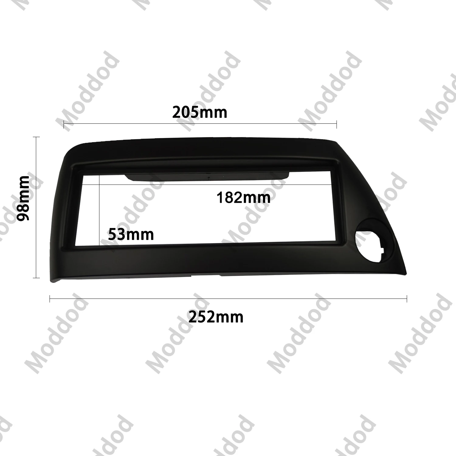 Single One Din Radio Frame for FORD Ka 1996-2008 Dash Refitting Installation Surround Trim Kit Faceplates Mounting Cover Bezel