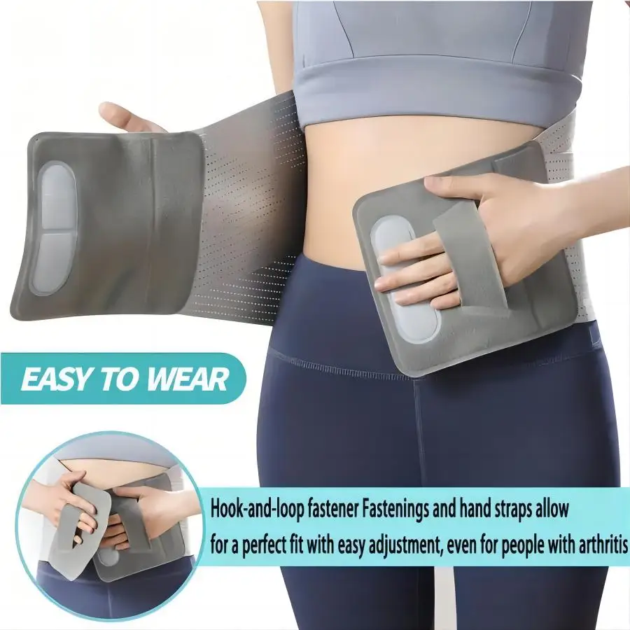 Back Brace for Lower Back Pain-Support for Women&Men-Breathable Design With Lumbar Support Pad-Lumbo Sacral Belt for Pain Relief