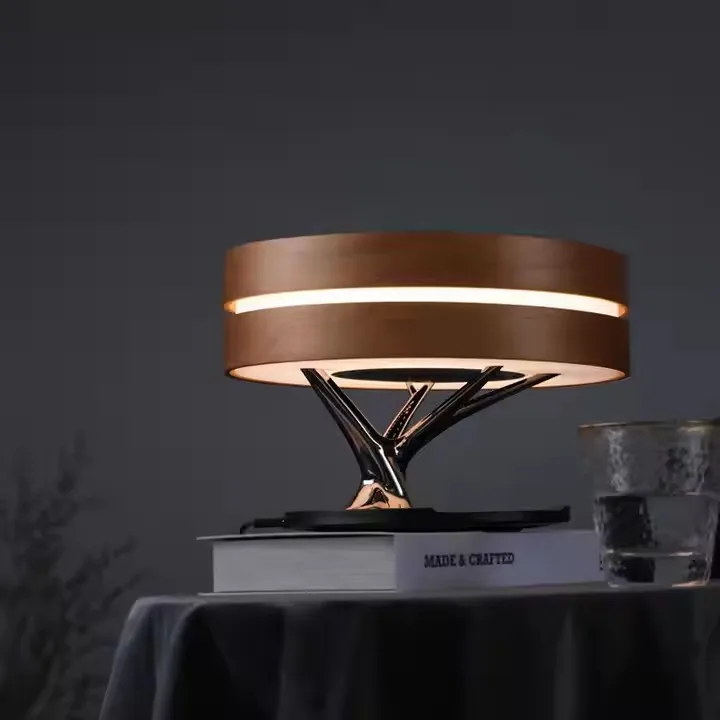 Multi-Function Intelligent Desk Lamp Wireless Charging Dimmable LED Light Modern Design for App Control Adjustable Color